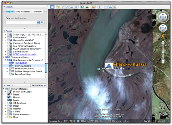 zoomed to Chersky more
