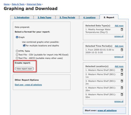 create report