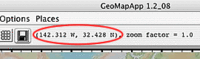 Location of LatLong values