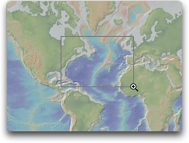 Select the North Atlantic Ocean