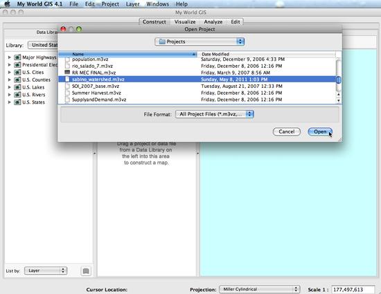 file open MW