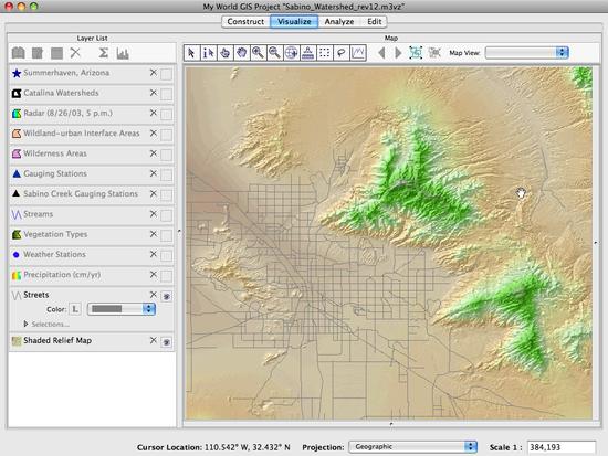 sabino canyon layer is on