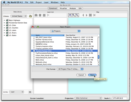 1 file open