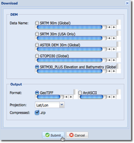 download dialog box