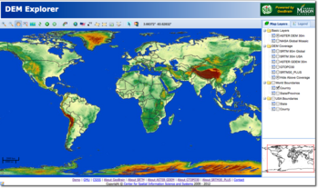 geobrain window for description page
