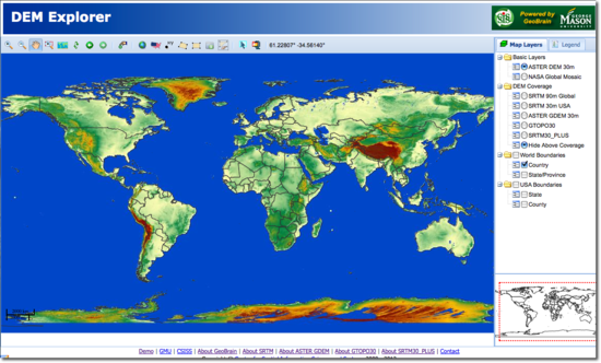 map at full extent