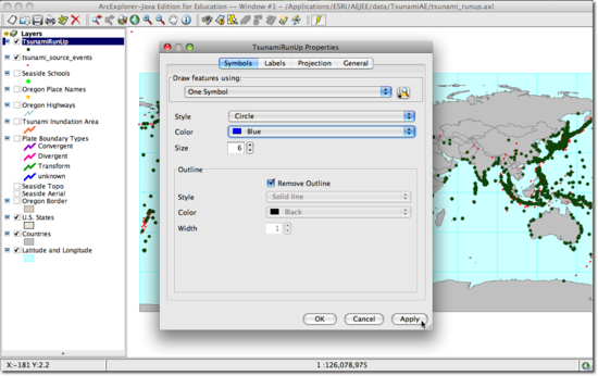edit properties window