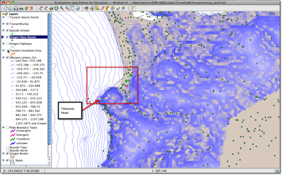 tillamook head highlighted
