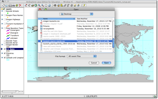 tsunami source events