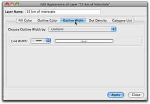 3 outline width