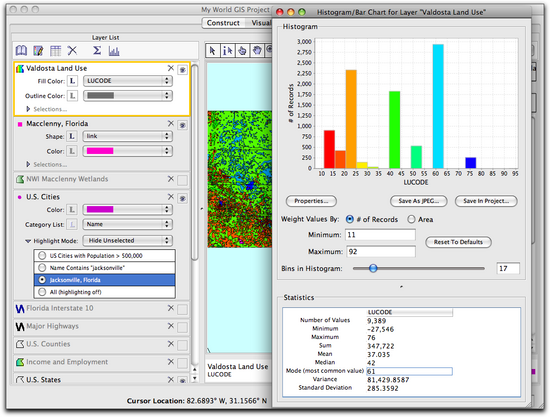 histogram window
