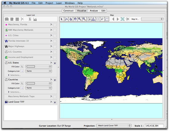 opening map