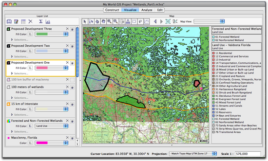 Screen shot of three sites
