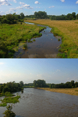 Flood Before and After Photos