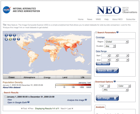 NEO: Display Data