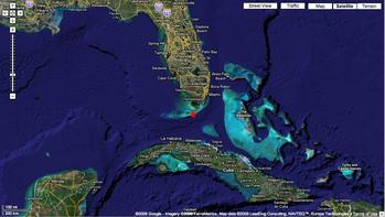 Sombrero Reef Satellite Image