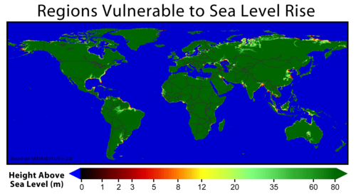 Areas at Risks from Sea Level Rise