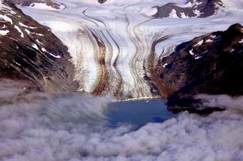 Glacier near Halo Bay, Alaska