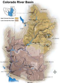 Colorado river basin dams
