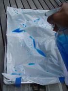 spraying water on watershed