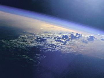 cloud tops from space
