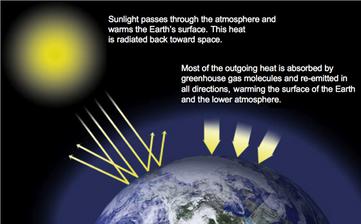 Greenhouse Effect Schematic NASA