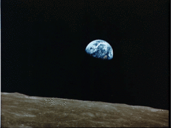 Earth Rise image taken from Apollo 8