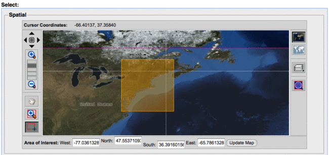 TRMM Area Selection