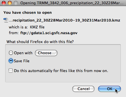 TRMM Data Save