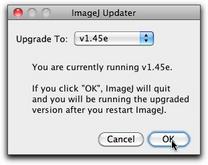 ImageJ Updater Window