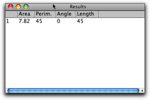 results in km