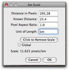 set scale 2004 tif image