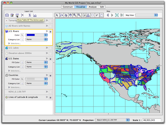 27 show table of active layer