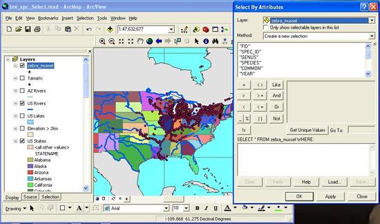 5226 Select by Attributes pop up window