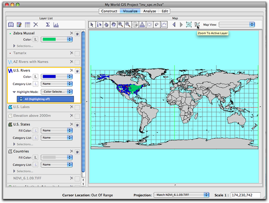 52 US rivers on zoom to active