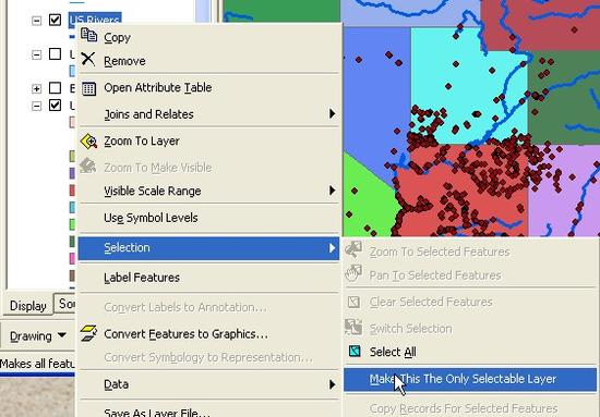9 US State Selectable Layer