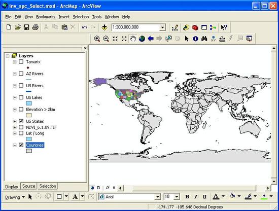 Countries on Bottom LatLon Off