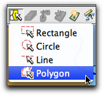 select feature close up