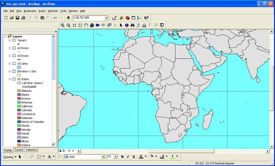 Zoom in on Africa
