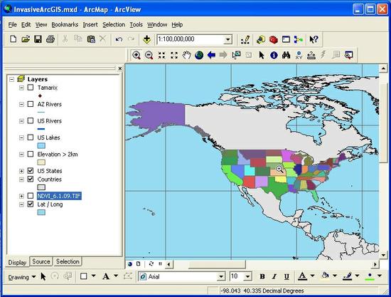 Zoom to North America States Collapsed
