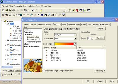18 Graduated Color Quantile
