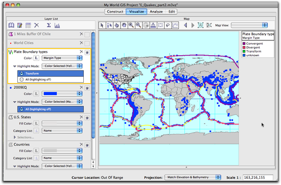 26 boudary type is transform on map