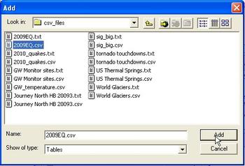 40 Navigate to CSV File