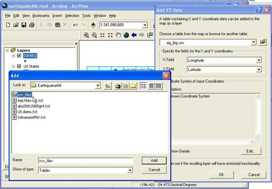 5 Add XY Navigate to CSV