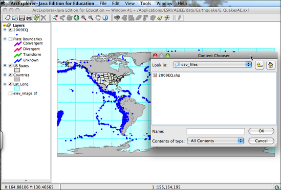 6 EQ converted to shapefile