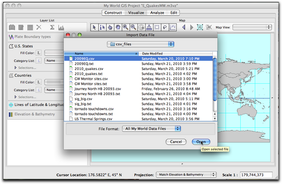 locate file