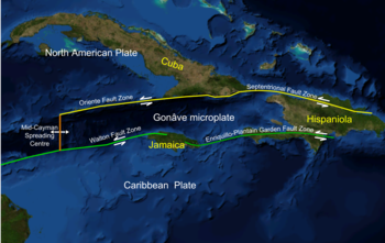 Screen shot from Nasa WorldWind software of NW Caribbean area