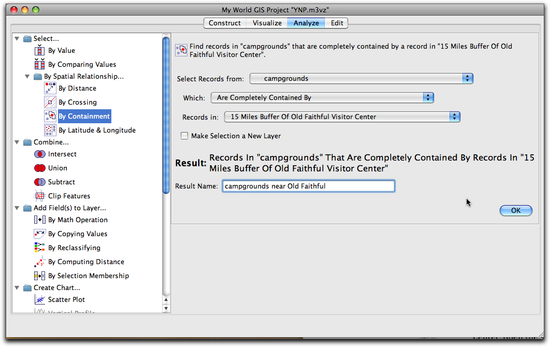 17 Spatial Query set up