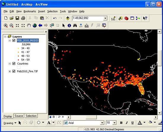 82 Modis Zoomed to US