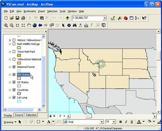 86 Zoom to Layer NW States